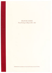 Cover of Willys De Castro's catalog for "From Paintings to Objects 1950-1965"