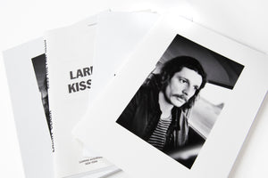 Image of the multiple components of Larry Clark's "Kiss the Past Hello" set.