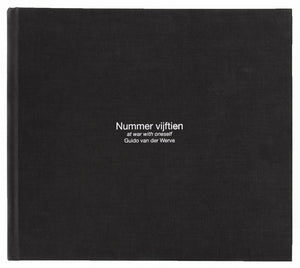 Image of the cover of Guido van der Werve's publication "Nummer vijftien: at war with oneself". 
