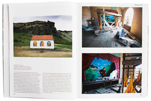 Interior image of Ragnar Kjartansson's book "Barbican," pages 42 and 43. 