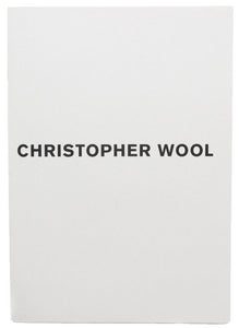 Image of the cover of the 2004 Luhring Augustine catalog, which says "Christopher Wool" on a plain white background.