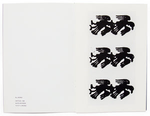 Interior view of Christopher Wool's book "Works on Paper" (3)