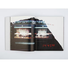 Load image into Gallery viewer, Image of the inside of Jason Moran&#39;s publication in conjunction with the Walker Art Center’s 2018 exhibition, with full two-page photograph spread.