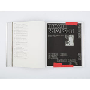 Image of the inside of Jason Moran's publication in conjunction with the Walker Art Center’s 2018 exhibition, featuring full-page artwork by Moran. 